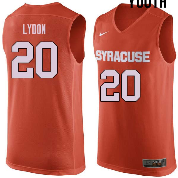 Youth #20 Tyler Lydon Syracuse Orange College Basketball Jerseys Sale-Orange